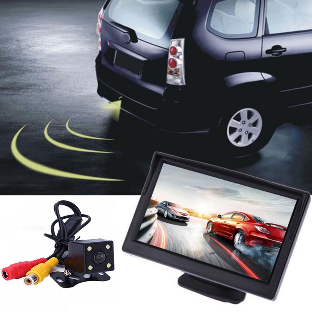 CAMARA CON MONITOR LCD PARA AUTO