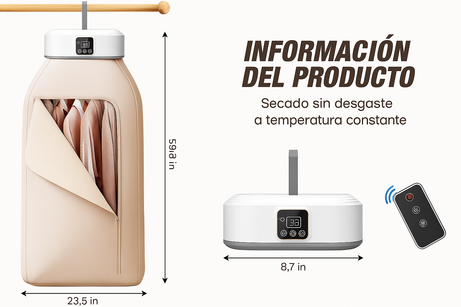 SECADOR COLGANTE DE ROPA